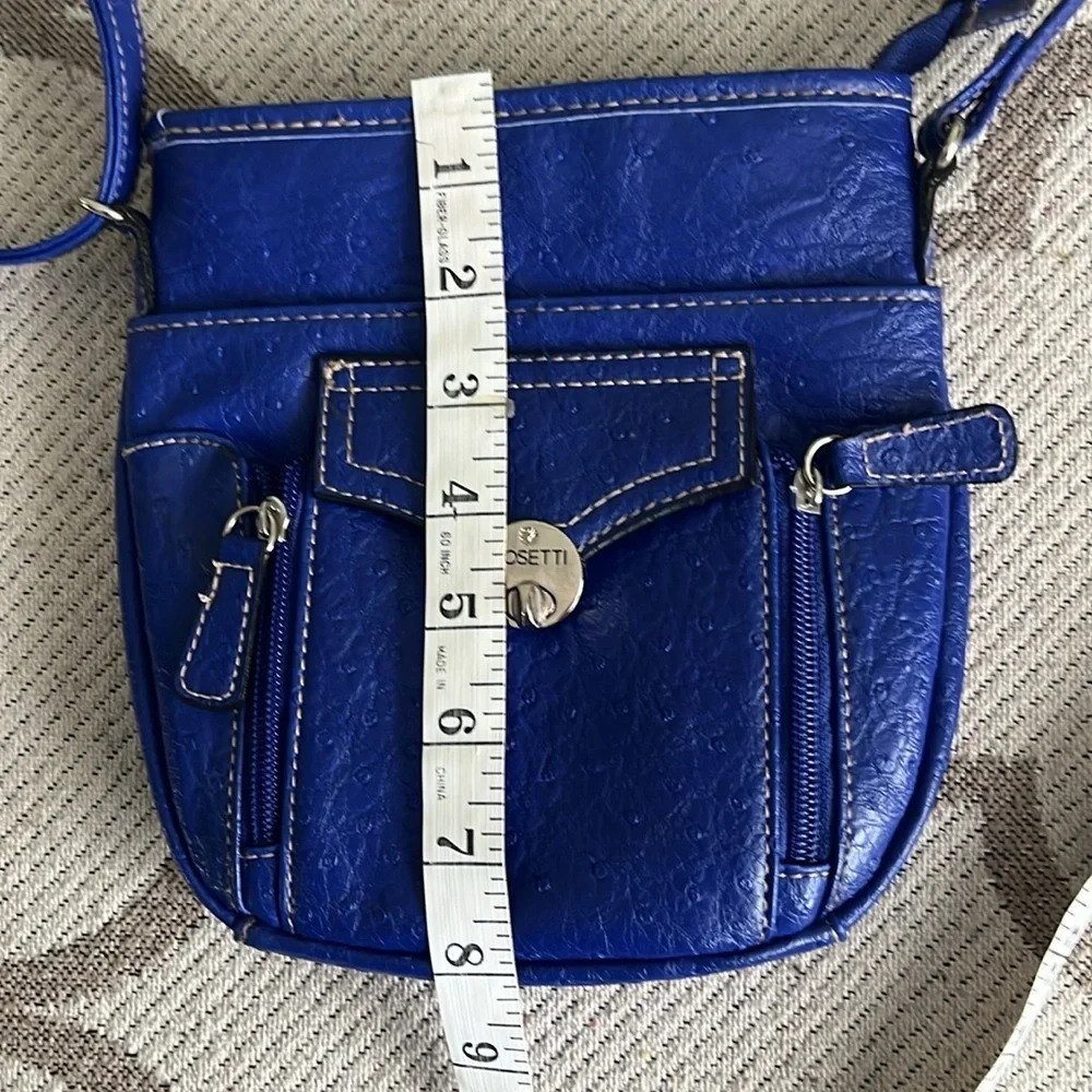 Rosetti royal blue crossbody adjustable strap bag - Picture 7 of 12